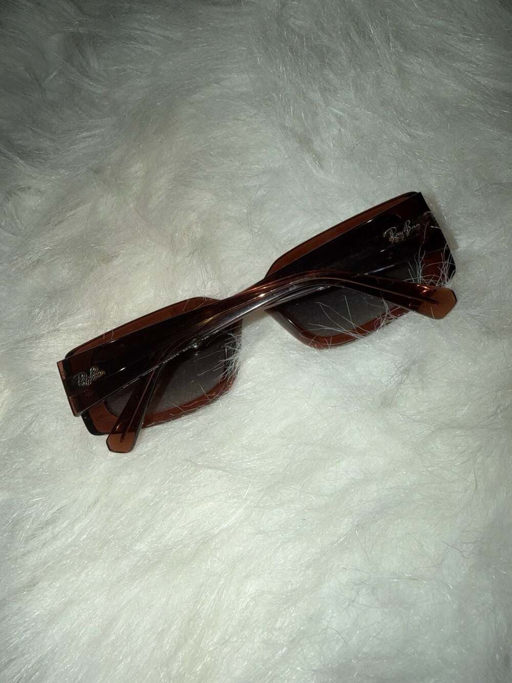 Ray-Ban Kiliane Bio-Based Rectangle Sunglasses Brown